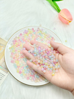 Transparent small round beads loose beads diy accessories hairpin mobile phone protective case material glue handmade cream glue diy material