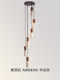 Medieval-Style Staircase Rotating Pendant Light, Bedroom Bedside Small Pendant Light, Bar Counter Living Room 2025 New Model Mezzanine Lighting Fixtures