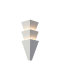 New designer wall lamp, high-end creative bedroom bedside lamp tea room study hotel living room background plaster lamp