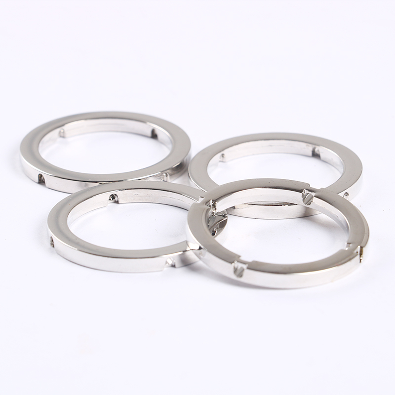 Metal Round Wire Ring High-End Hand-Sewn Round Ring Button Decorative Buckle Clothing DIY Handmade Hanging Clock Accessories