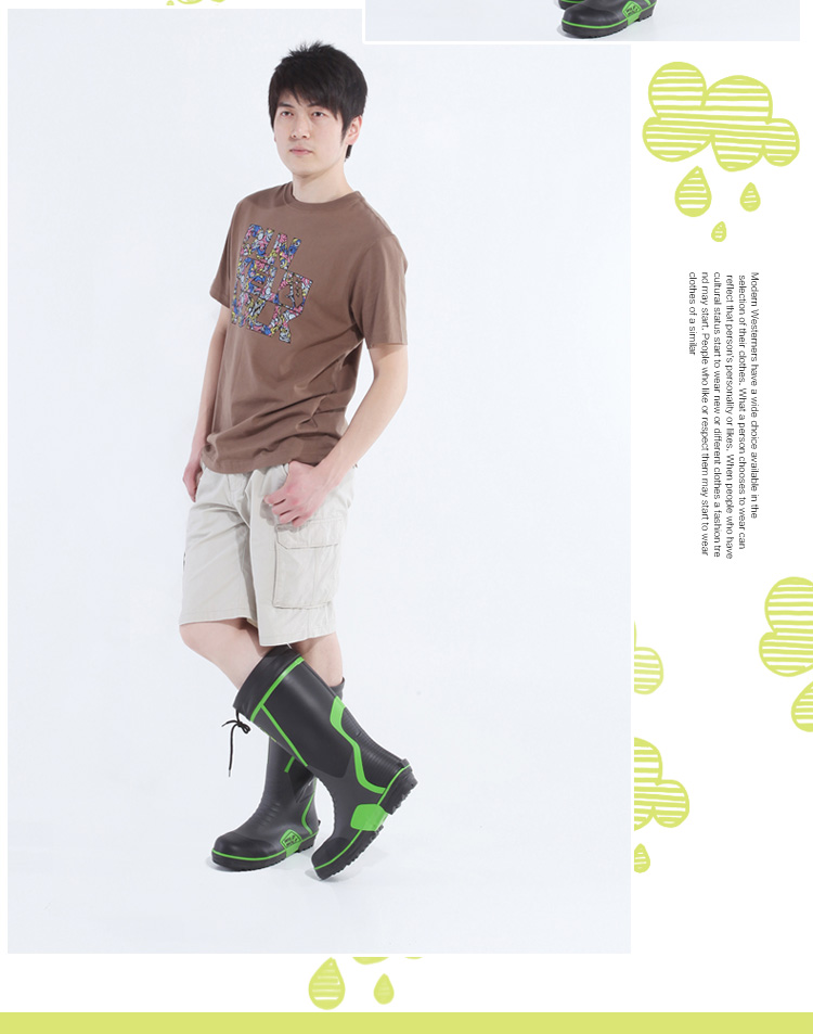 Chaussures - bottes caoutchouc homme - Ref 963189 Image 8