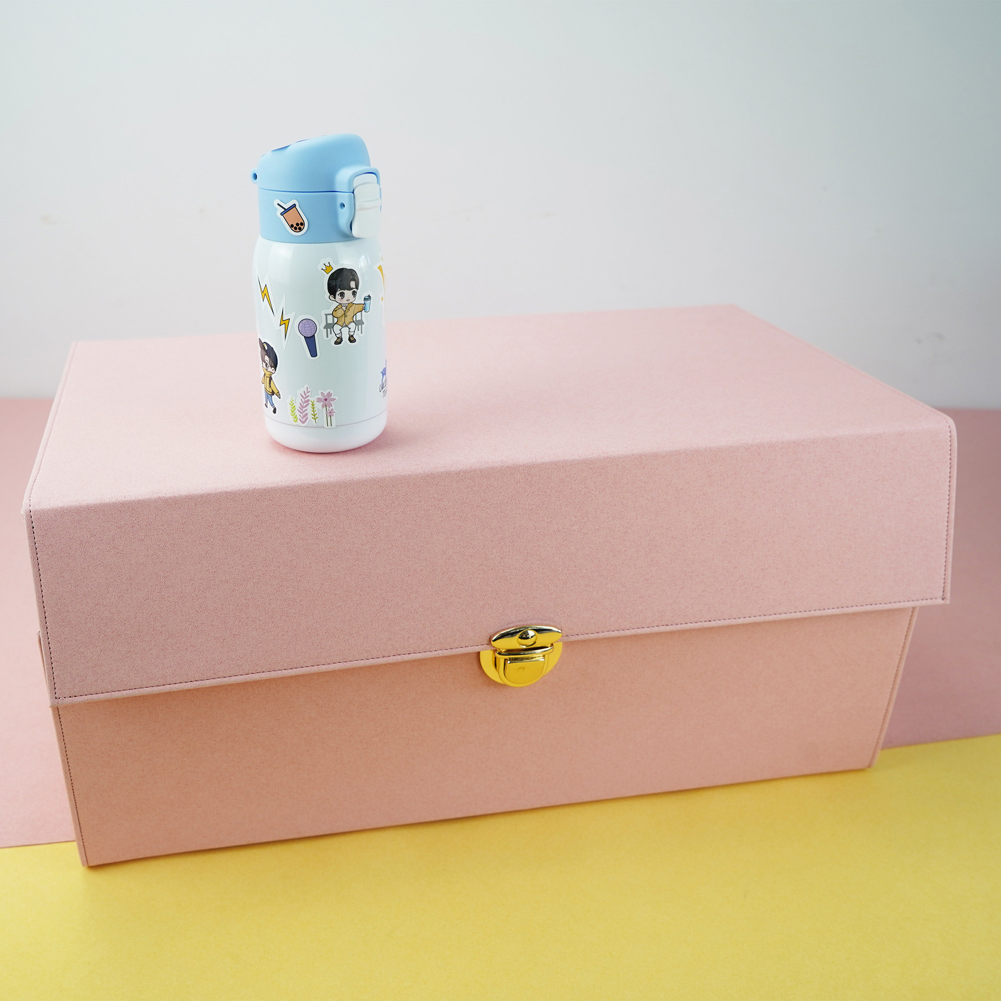 Cover Custom Hand Breadth Containing box Students PB Books Fold Stacks Books Versatile containing box chasing stars