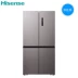 Hisense 501L bốn cửa chéo cửa mở làm mát không khí lạnh hộ gia đình chuyển đổi tần số tiết kiệm năng lượng nhúng tủ lạnh lớn siêu mỏng - Tủ lạnh tủ lạnh side by side lg Tủ lạnh