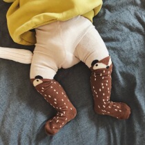 ins exploits European and American wind pantyhose autumn winter male and female children dress small children baby combed cotton cute Superman socks