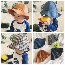 ins spring and summer day male and female children baby fisherman hat Korea cute shade casual sunscreen sun hat tide fan