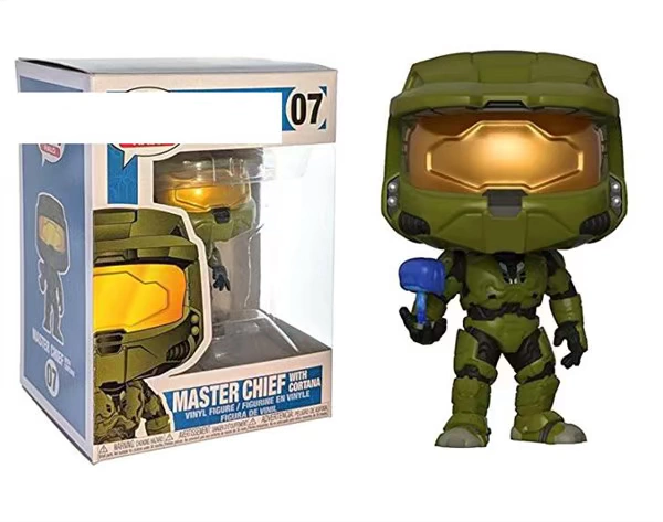 Trò chơi hào quang Funko POP Halo Master Chief 07 Đồ trang trí mô hình văn phòng tay ngoại vi - Capsule Đồ chơi / Búp bê / BJD / Đồ chơi binh sĩ