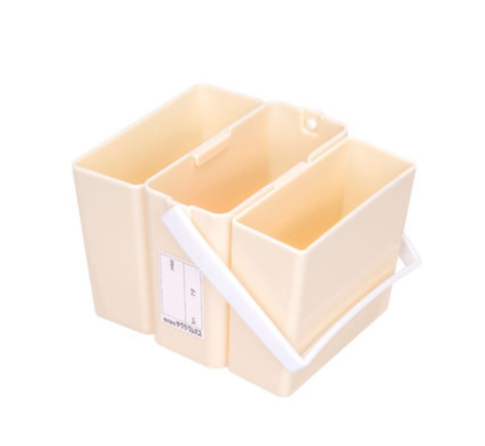 Sakura Japanese cherry blossom three-grid wash pen bucket rinse pen bucket watercolor pen wash detachable combination easy to carry