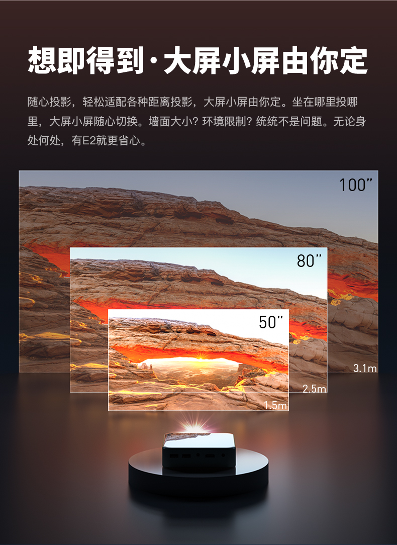 Micro cá voi máy chiếu E2 nhà mini cầm tay HD rạp hát tại nhà wifi không dây mini điện thoại di động chiếu - Máy chiếu may chieu