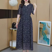 Темно-синий - тот же стиль в женской комнате прямой трансляции Qian Lisa, которая популярна в этом году, красивый пояс, европейские товары, модный, зарубежный стиль, снижение возраста, модная, корейская версия, банкет, простая одежда на заказ бренда Ханчжоу, нишевый неконфликтный стиль, пряжа Xiangyun, элитная роскошь, известный международный бренд