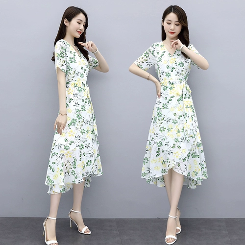 Летняя брендовая шифоновая юбка для матери, премиум класс, яркий броский стиль