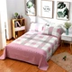 Net đỏ cũ thô lanh một mảnh bông vải lanh 1.5 / 1.8m đôi mã hóa dày Taikang đơn mùa đông lanh - Khăn trải giường ga giường cưới
