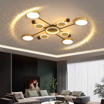 Nordic ceiling lamp 2020 new golden living room lamps modern simple atmosphere bedroom lights personality creative package