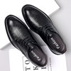 Men's Leather Shoes for Young People, Genuine Leather Formal Business Shoes, Soft Sole, Comfortable for Work, Pointed Toe, Casual Suit, Wedding Groom Shoes