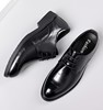 Autumn Suit Leather Shoes for Men, Business Formal Wear, Genuine Leather, Soft Sole, Breathable, Casual, British Style, Pointed Toe, Soft Leather, Groom's Wedding Shoes