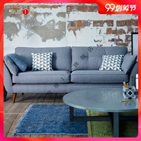 Phong cách Bắc Âu căn hộ nhỏ vải sofa thiết kế đơn giản hiện đại đôi ba người phòng khách kết hợp nội thất sofa - Đồ nội thất thiết kế ghế xoay