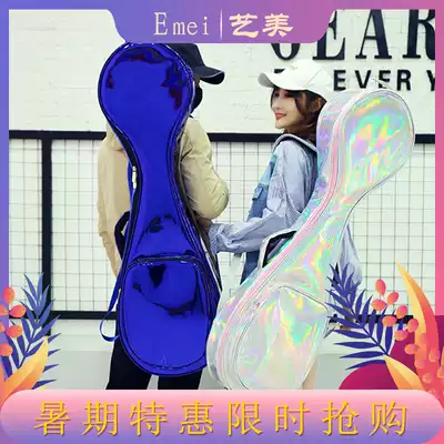 Pipa bag thickened waterproof seismic portable laser pipa bag Adult glossy musical instrument tote bag shoulder bag