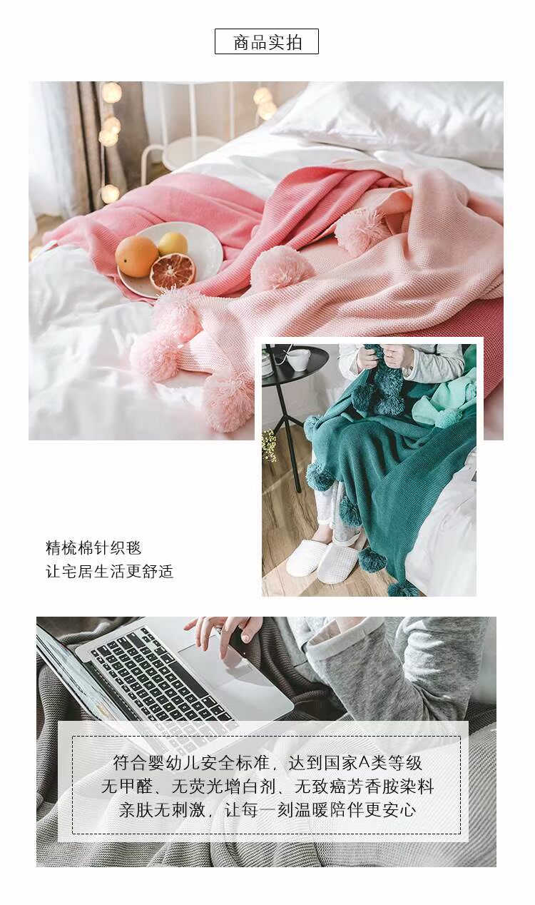 Đơn giản hiện đại xuất khẩu trang trí giải trí chăn mền chăn in đơn đầy đủ bìa sofa khăn mẫu phụ kiện phòng - Ném / Chăn chăn lông cừu giá rẻ
