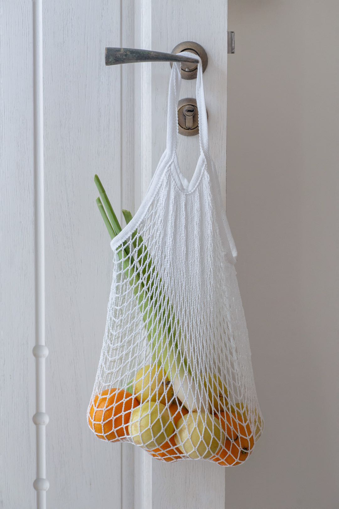 ins Small fresh cotton thread net pocket shopping bag Fruit swing shoot Outdoor picnic photography props weaving