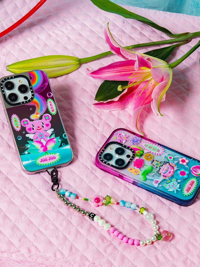 Jüü Jüü Wish you good luck × CASETiFY Fulu Gourd is suitable for Apple iPhone15/14/pro/max13 personality magnetic magsafe anti-fall mirror all-inclusive mobile phone case