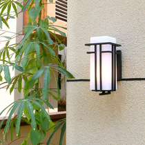 led wall lamp American simple Chinese antique courtyard corridor door balcony Villa outdoor waterproof outdoor wall lamp