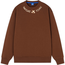 Brushing] Navigare Italian small sailing casual Maillard sweatshirt mens autumn and winter new warm pullover
