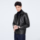 [Goat Leather] Navigare Italian Small Sail Black Casual Leather Jacket Men's Spring Workwear Leather Jacket