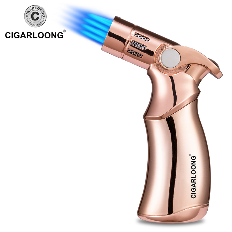 CIGARLOONG EGGPLANT CIGAR LIGHTER WINDPROOF STRAIGHT PUNCH METAL PORTABLE STAINLESS STEEL ELECTRONIC CIGARETTE LIGHTER-Taobao