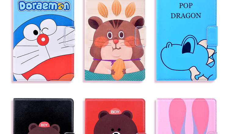 Táo iPad2 / 3/4 mini1 / 2/3/4 air2 5 6 màu cartoon Tablet PC bao da khung - Phụ kiện máy tính bảng bàn phím cho ipad air 2