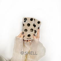  SHELL)Suitable for ins wind simple wave pattern 11Promax mobile phone case 8 7plus all-inclusive anti-fall XR female