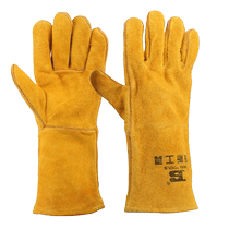 Persian tools full cowhide welding gloves two-layer cowhide welding welder durable thermal insulation labor protection gloves