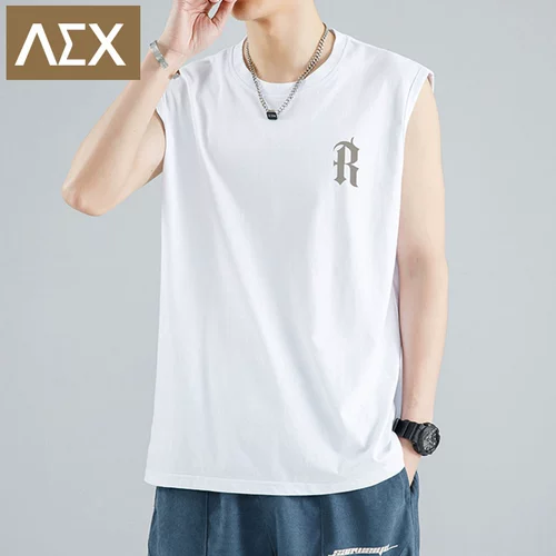 AEX Tide, летний жилет, тонкая футболка без рукавов для тренировок, оверсайз