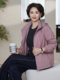 Snow Flying Brand Mom Spring Clothes Hooded 2026 New Jacket Women's Middle-aged and Old Fashioned Spring and Autumn Jacket Tops
