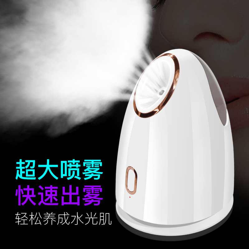 Hot spray face steamer humidification open pores detoxification face beauty moisturizing nano spray moisturizing instrument female household