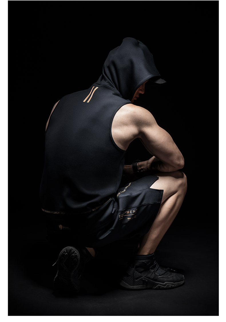 Monster Guardians quần short vàng đen nam mùa hè lỏng lẻo tập thể dục quần short bóng rổ mới - Quần thể thao quan the thao nam