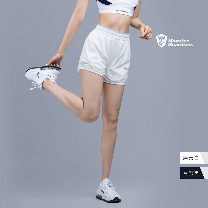 Monster Guardians Freestyle Series Two-Color Sports Shorts Anti-Exposure Women's Loose Breathable Training Pants