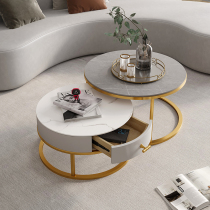 New Rockboard Tea Table Small Family Style Living Room Home Light Lavish Nordic Modern Tea Table Home Advanced Sensation Small Tea Table