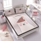 Mùa hè lạnh băng cartoon lụa ba mảnh mat Ruanxi giường 1.8m 1,5 m 1,2 lần mat rửa - Thảm mùa hè chiếu tre cao bằng