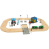 Trẻ em bằng gỗ kéo mas đường ray xe lửa nhỏ đặt khối tương thích với IKEA gạo thỏ đường sắt xe đồ chơi cậu bé 6 - Đồ chơi điều khiển từ xa đồ chơi cho bé Đồ chơi điều khiển từ xa
