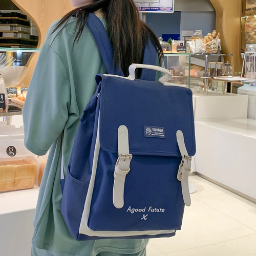 Свежий ранец, сумка через плечо, брендовый японский рюкзак, для средней школы, подходит для подростков, подходит для студента