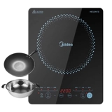 Индукционная плита Midea, домашняя умная мощная мощная кастрюля для жарки, маленькая многофункциональная аккумуляторная плита