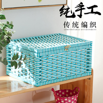 Handmade storage box Plastic king-size three-piece set under the bed toy covered sundries box Finishing box Clothes storage
