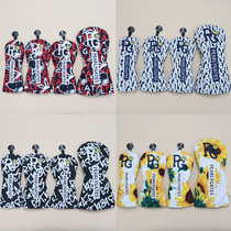 New PG smiley face golf club cover club head cover wooden club cap cover personalized male and female general sports