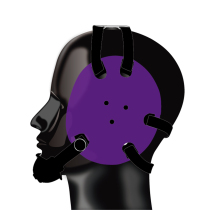 GEYI wrestling ear protection and jujitsu ear protection integrated fighting ear protection ear protection with chin Cup purple