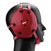 GEYI wrestling ear protection and jujitsu ear protection integrated fighting ear protection ear protection with chin soft red