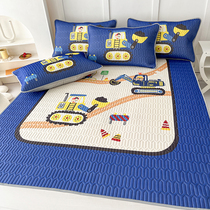 Cartoon Latex Ice Frozen Summer Household Wash Three Pieces of Student Dormitory Single Air Conditioning Room Sleeping Naked