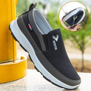 老北京布鞋男秋季爸爸鞋男式中老年人一脚蹬