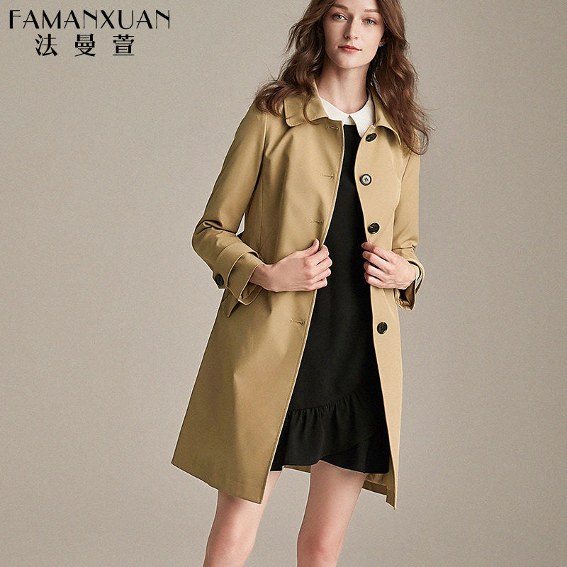 Trench pour femme en Polyester en Polyester - Ref 3225907 Image 4