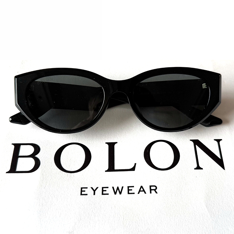 2025 New Product Bolon Fashionable Cat-Eye Acetate Sunglasses for Women Narrow Sunglasses Same Style as Jenny Bl3208