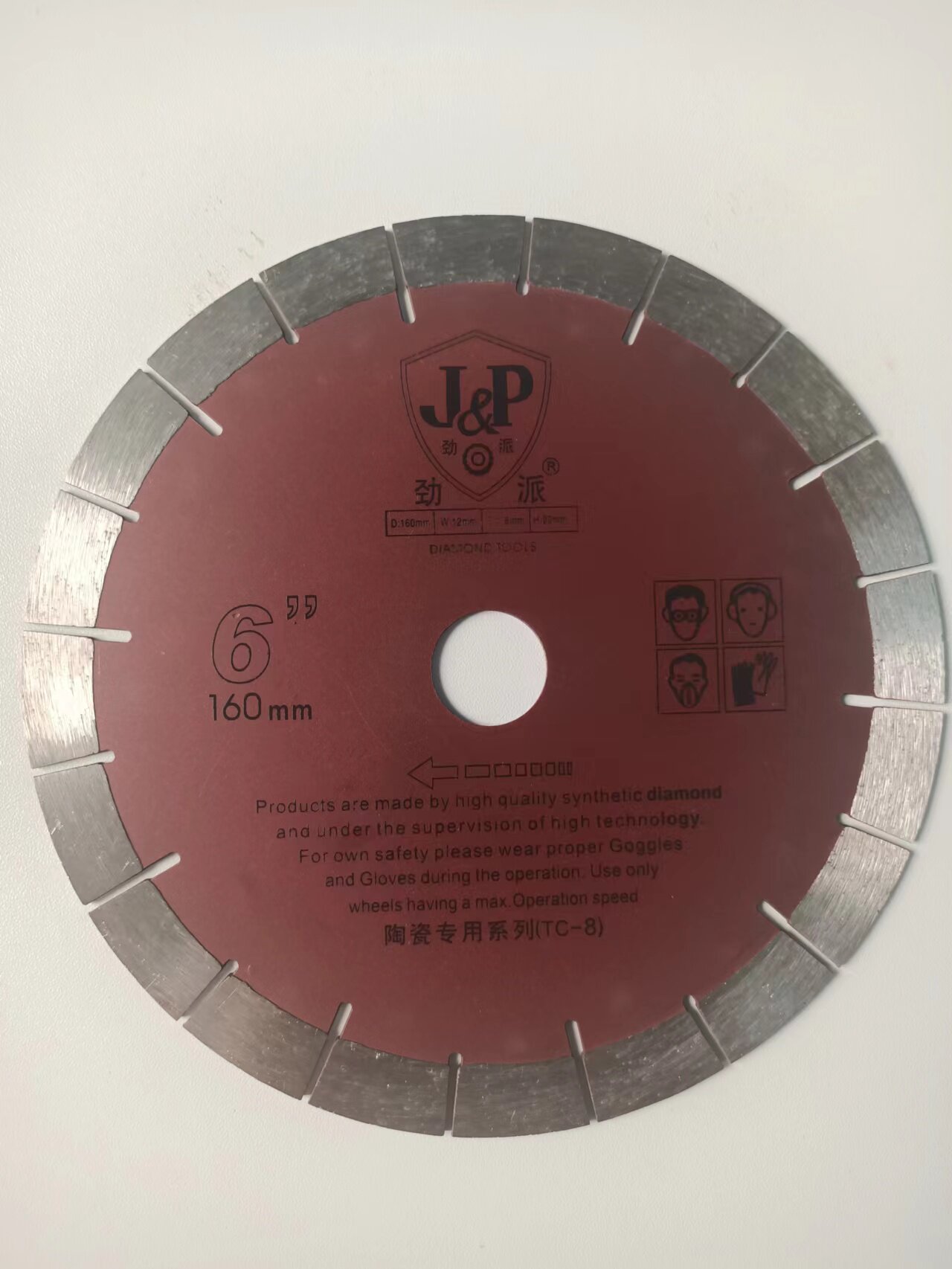 Manufacturers direct sales of 160 red ceramic chip Automatic ceramic cutting fragment sharp 10 tablets