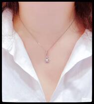 18K Gold Courting Wedding Diamond Necklace Diamond Ring Naked Diamond Ring Custom Platinum Diamond Pendant Woman